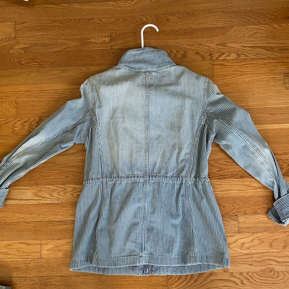 GAP Denim Striped Jacket - Picture 2 of 4